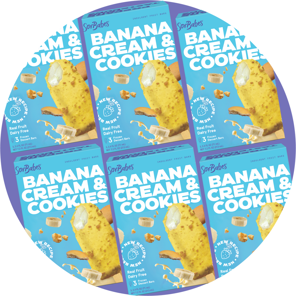 BANANA CREAM & COOKIES 6-PACK