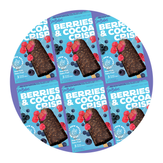 SorBabes Berries & Cocoa Crisp frozen fruit bars