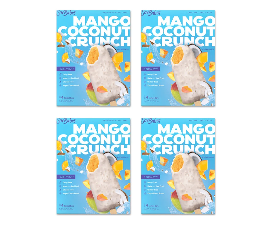SORBABES MANGO COCONUT CRUNCH PACK (4 BOXES)