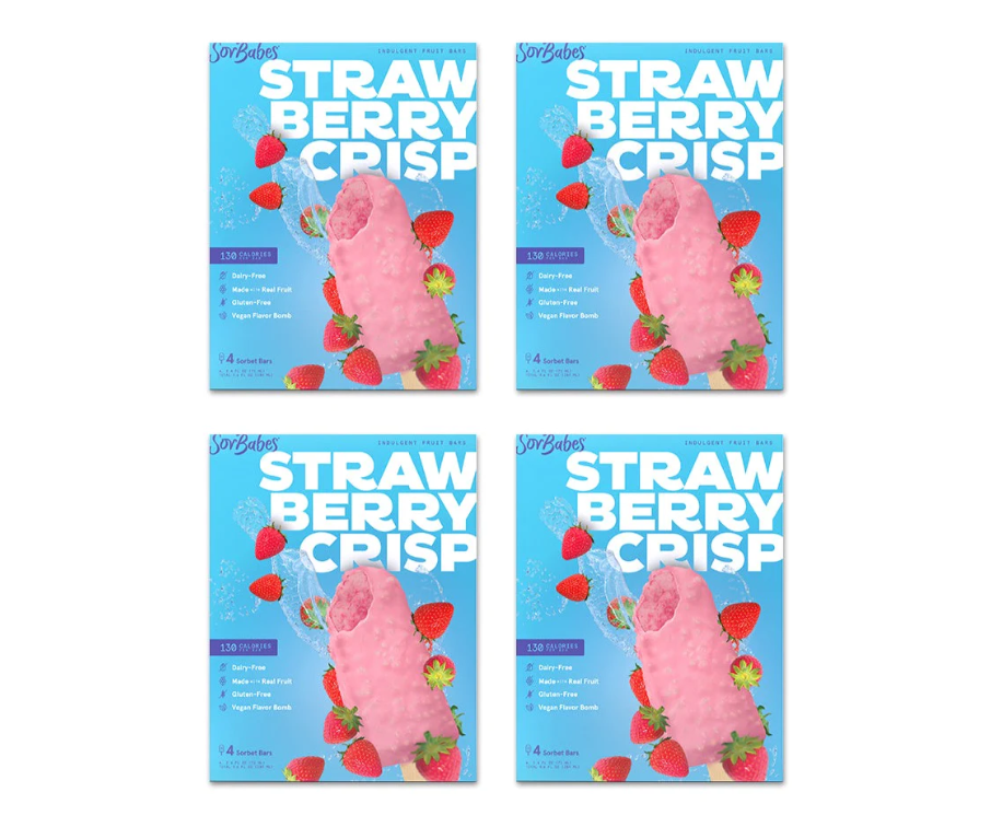 SORBABES STRAWBERRY CRISP 4-PACK