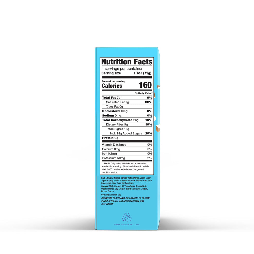 
                    
                      SorBabes Mango Coconut Crunch nutrition label
                    
                  